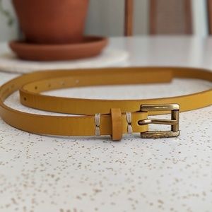 Mustard Yellow High Waist Belt
